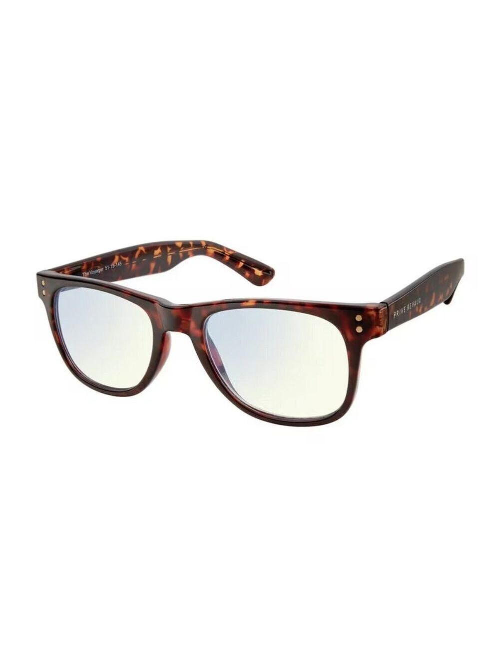 NWOT Privé Revaux The Voyager BluLt tortoise shell blue light glasses
